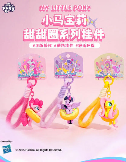 Official My Little Pony Donut Charm Bracelet Adjustable Wristband And Bag Chain Cute Kawaii Gift For Fans Friendship