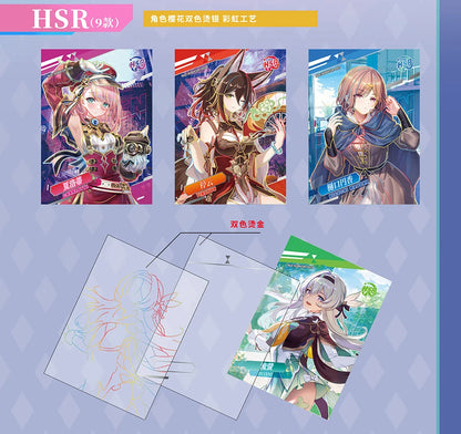 Exceedingly Beautiful Women Goddess Cards Anime Premium Spicy HOLO Booster Thick Exquisite Metal Card Games Toys Gift