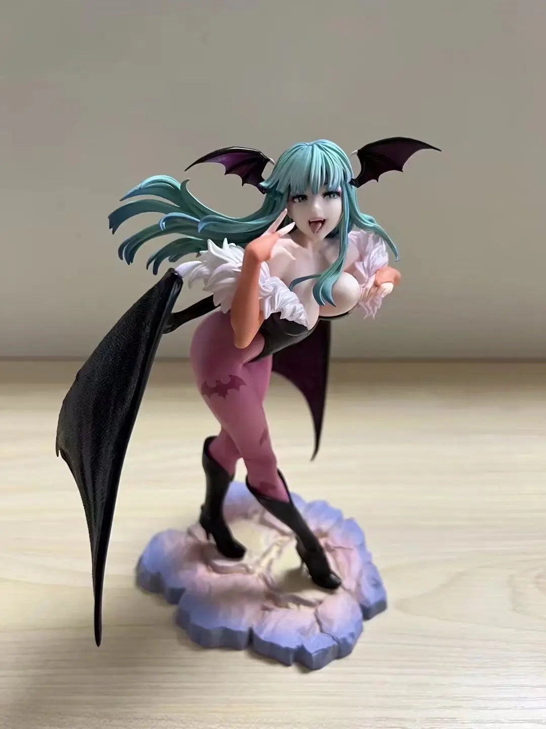 Beautiful Girl Demon Succubus Monica Lilith Felicia Game Around The Animation Hand-Made Ornaments Model