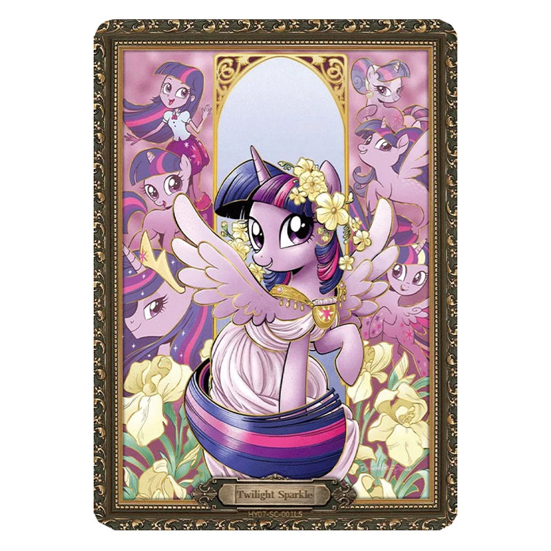 KAYOU Genuine My Little Pony Card Friendship Eternal 6 7 8 Huiyue Series SC SLR SGR UR Cute Princess Anime Collectible Cards Toy