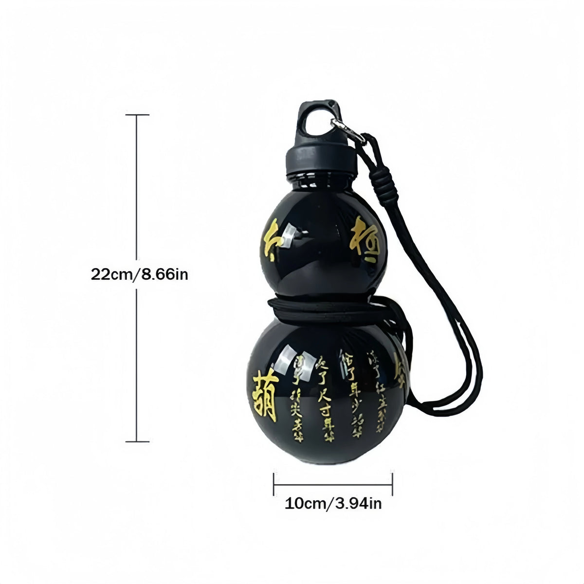 Portable Gourd Water Bottle 750ML Large Capacity Sports Water Bottle Chinese Style Water Kettle Leakproof Water Jug PC Water Cup
