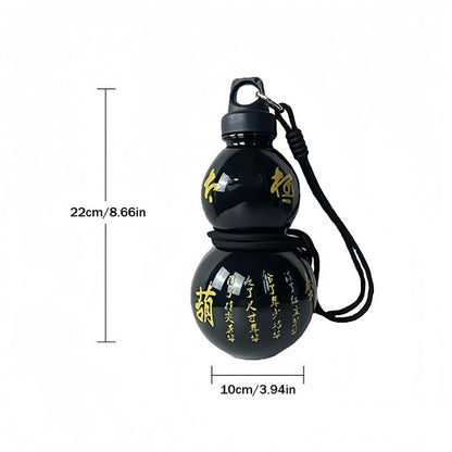 Portable Gourd Water Bottle 750ML Large Capacity Sports Water Bottle Chinese Style Water Kettle Leakproof Water Jug PC Water Cup