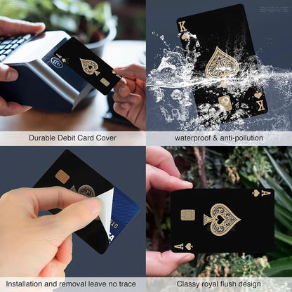 Amine Yu Gi Oh Classic Diy Credit Debit Card Sticker Party Sticker Decoration Waterproof Small Chip Card Skin Sticker