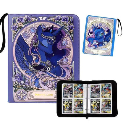 400 My Little Pony Anime Cartoon Album Book Game Card Collection Binder Children’s Toy Large Capacity Business Card Holder Gift