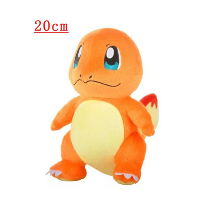 2026 Pokemon Plush Dolls Set - Soft Stuffed Animals Pikachu Charmander Bulbasaur Squirtle Psyduck Eevee Peluche Toy Gifts