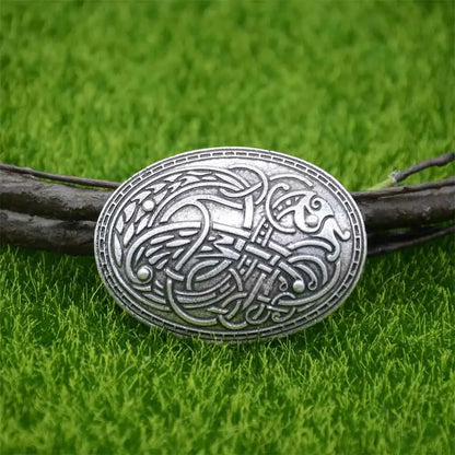 Nostalgia 1Pcs Retro Sweden Norse Viking Brooches Badge Suit Shirt Clothing Jewelry Brosch Talisman