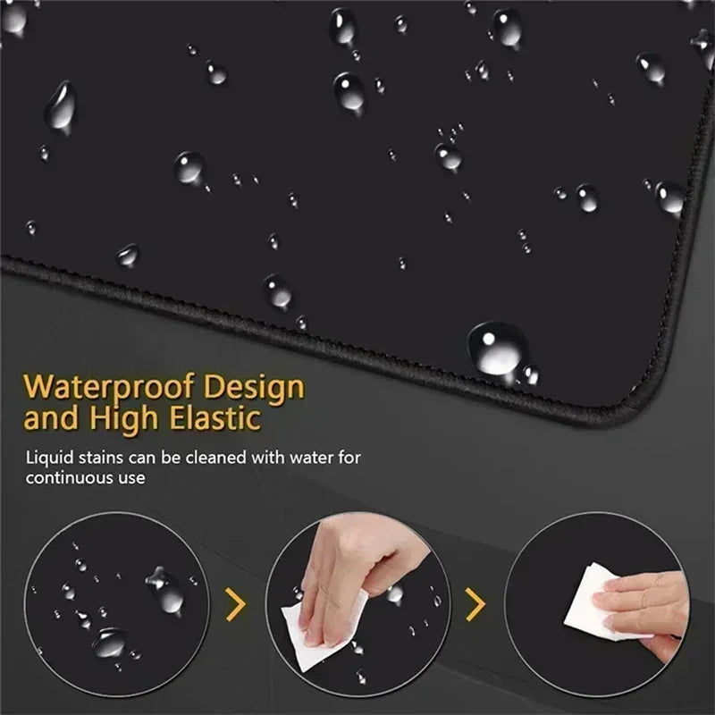 Japan Cool Anime Mouse Pad Laptop Black and White Gaming Mousepad Large D-Dragoned Balls Keyboard Rug PC Gamer Cabinet Desk Mat