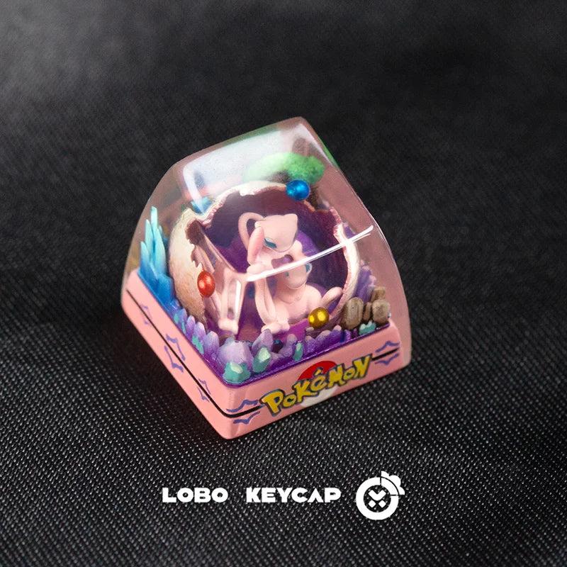 Anime Keycap Pokemon Snorlax Pikachu Gengar Single Handmade Cute Resin Custom Esc For Mechanical Keyboard Enthusiasts Keycaps