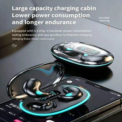 X55 Sleep Earphones Bluetooth Earphones Long Battery Life No In Ear Wireless Earphones Bluetooth