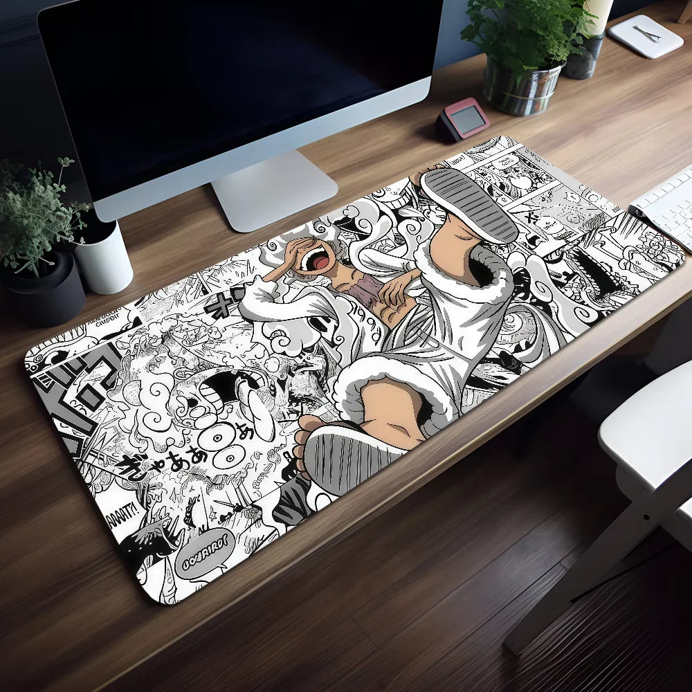 Mouse Pad Pirates Non-slip P-PIECE Lockedge ONE Office Student Gaming Battle Thickened Anime Large Writing Cushion MousePad