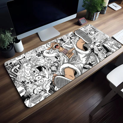 Mouse Pad Pirates Non-slip P-PIECE Lockedge ONE Office Student Gaming Battle Thickened Anime Large Writing Cushion MousePad