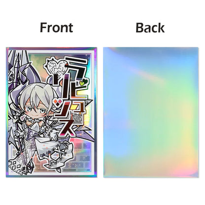 62x89mm 50PCS Anime Holographic Trading Card Sleeves Cartoon Card Sleeves Japanese Card Protector for YGO Game Cards