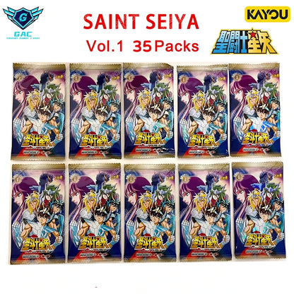 New Kayou Saint Seiya Cloth Awakening Card Box Manga Edition Collectible Card Star Pack Japanese Anime Rare Collection Cards