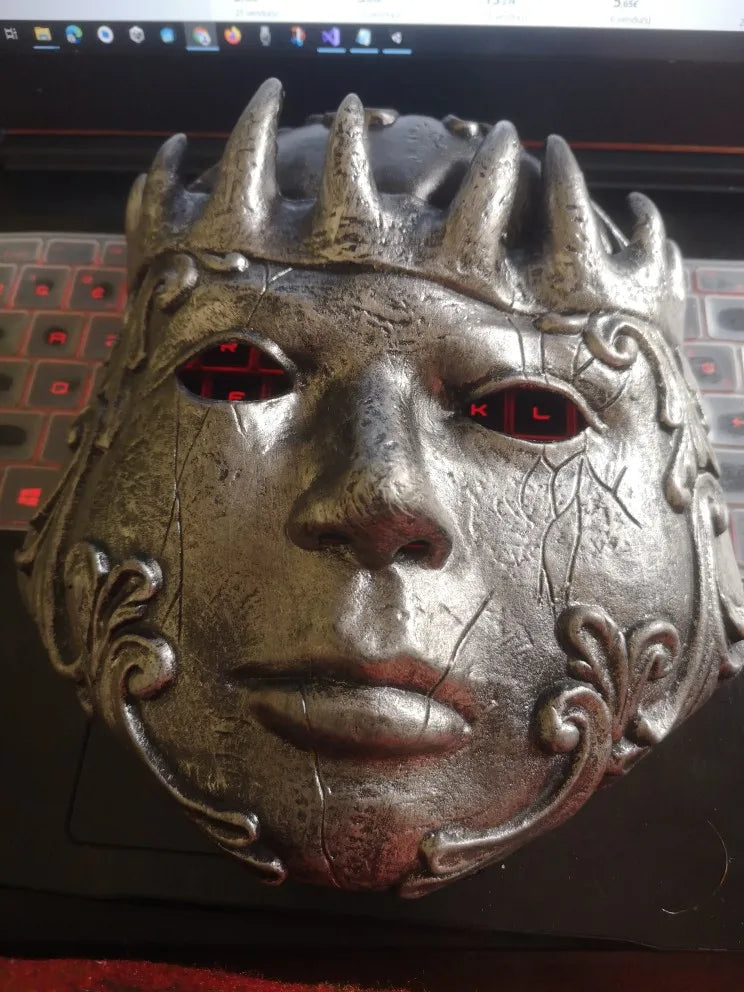 Halloween Abyss King Mask Walker King Cosplay Mask Halloween Noble King Mask Full Venice Mask Clothing Accessories