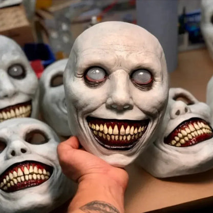 Creepy Halloween Mask Smiling Demons Horror Face Masks The Evil Cosplay Props Party Masquerade Halloween Mask Clothing Accessor