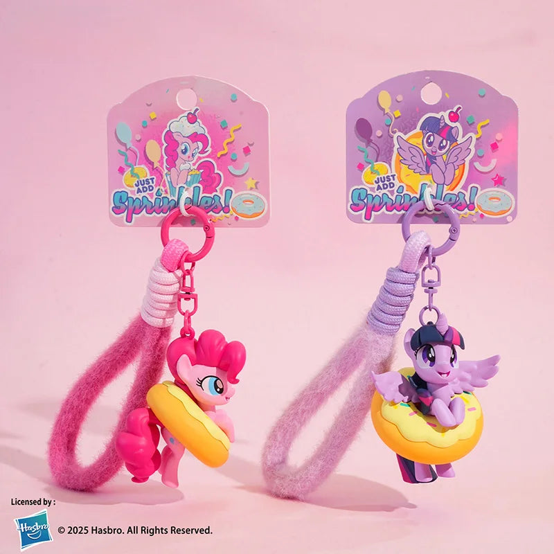 Official My Little Pony Donut Charm Bracelet Adjustable Wristband And Bag Chain Cute Kawaii Gift For Fans Friendship