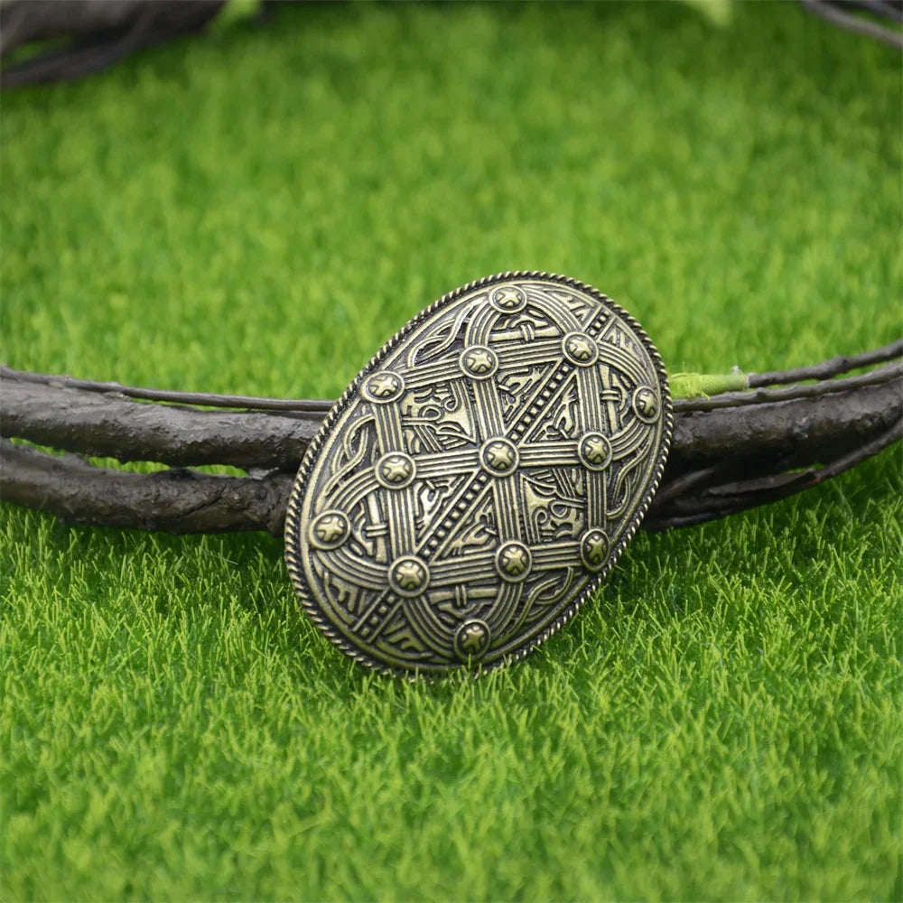 Nostalgia 1Pcs Retro Sweden Norse Viking Brooches Badge Suit Shirt Clothing Jewelry Brosch Talisman