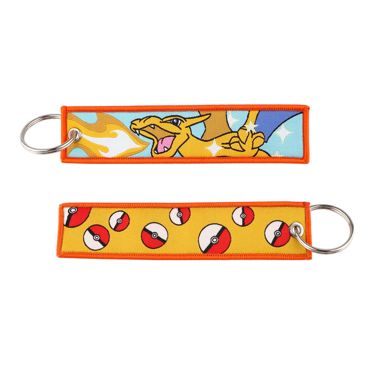 Anime Cute Animal Jet Tag Embroidery Keys Tag Women Keyring Cartoon Car Keys Fashion Jewelry Accessories Kids Gifts 1PCS