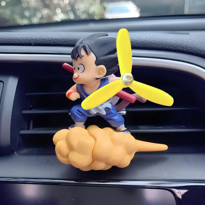 Cartoon Dragons Balls Son Goku Flying Ornament Cute Air Outlet Clip Aromatherapy Kawaii Decoration Car Gifts