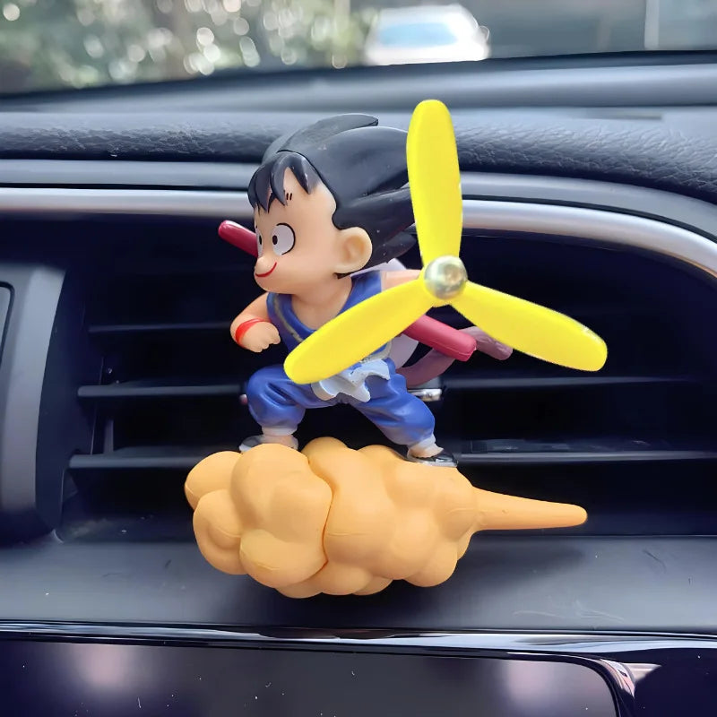 Cartoon Dragons Balls Son Goku Flying Ornament Cute Air Outlet Clip Aromatherapy Kawaii Decoration Car Gifts