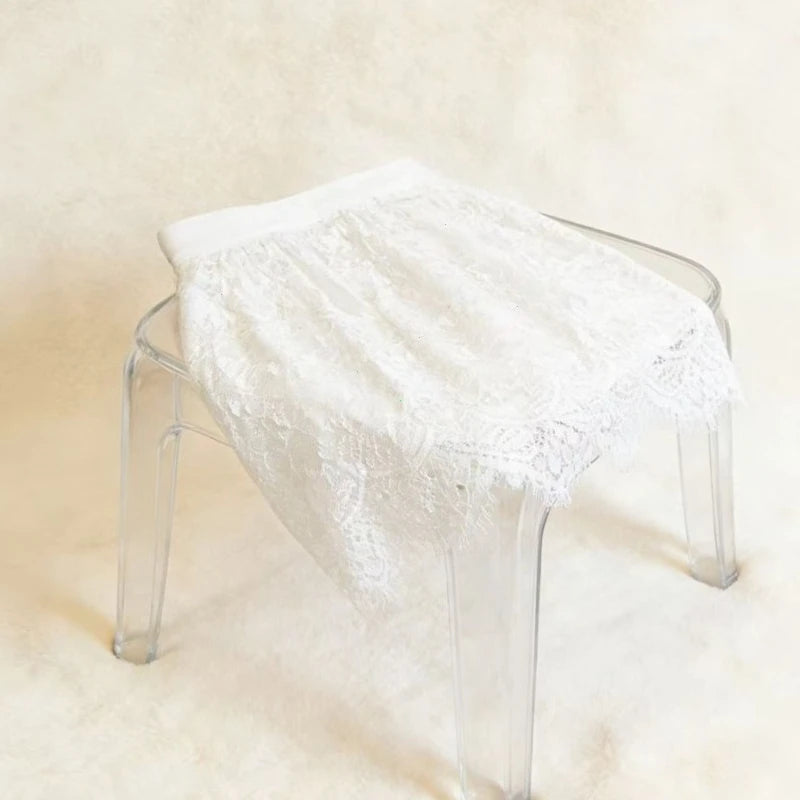 Miniskirt Sexy Transparent Lace Mesh Skirt Shirt Extender Women Summer Mini Black White Short Micro Skirt Ladies Underskirt