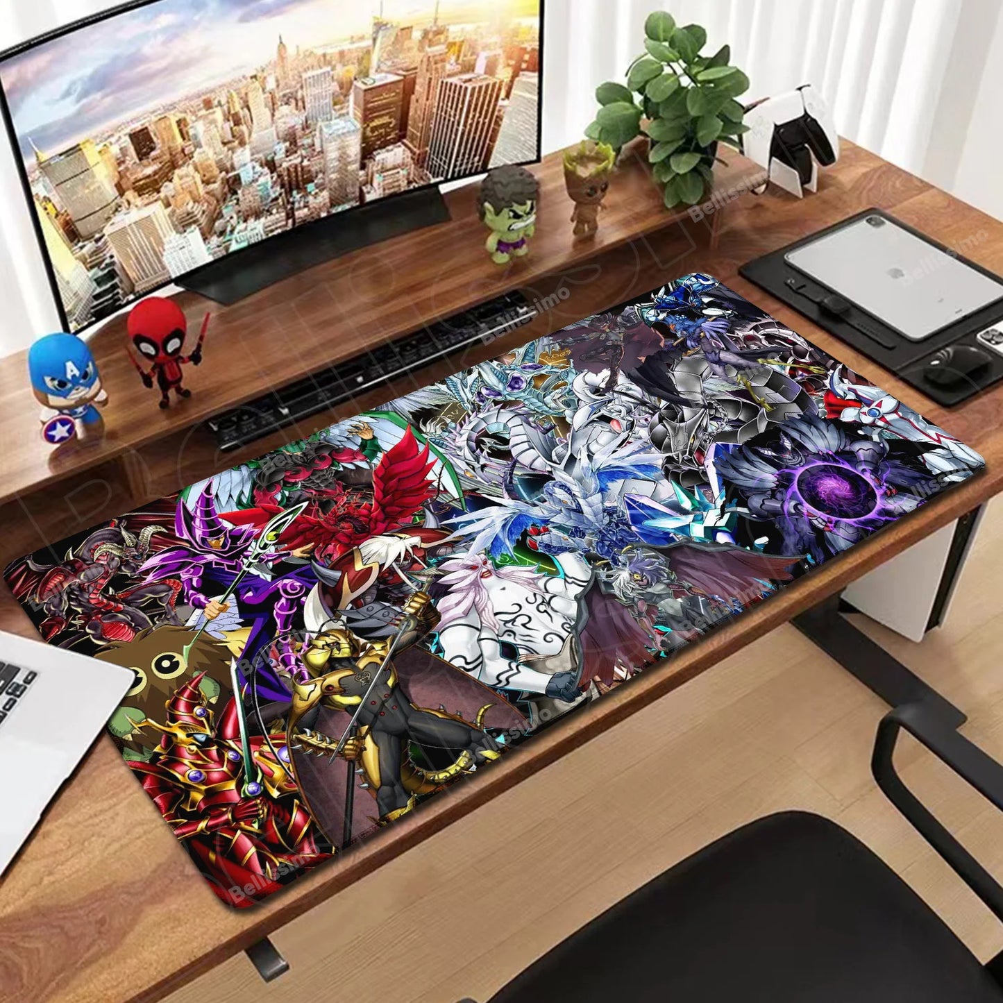Large Mouse Pad Gamer Yu Gi Oh Mousepad Mats Gaming Pc Computer Accessories Mausepad Rubber Mat Deskmat Office Carpet Anime Desk
