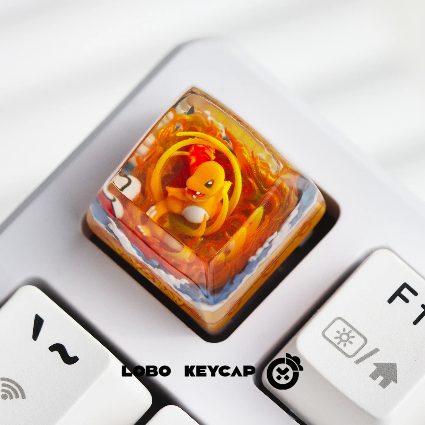 Anime Keycap Pokemon Snorlax Pikachu Gengar Single Handmade Cute Resin Custom Esc For Mechanical Keyboard Enthusiasts Keycaps