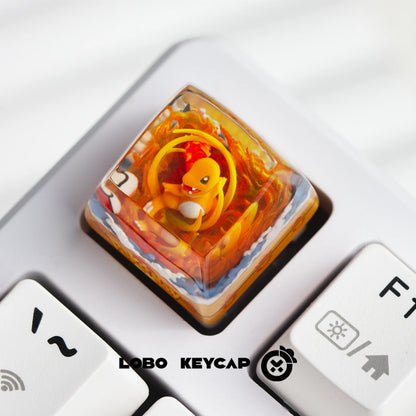 Anime Keycap Pokemon Snorlax Pikachu Gengar Single Handmade Cute Resin Custom Esc For Mechanical Keyboard Enthusiasts Keycaps