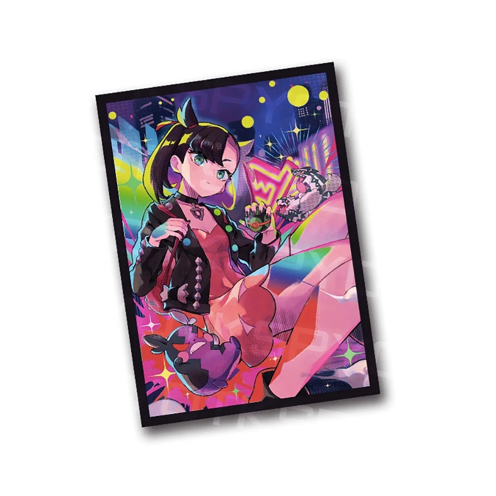 60Pcs/pack PTCG Mix Anime Collect Card Sleeves Cute Alisa Firefly Robin Collect Battle Cards Decoration Card Sleeves 63X90MM