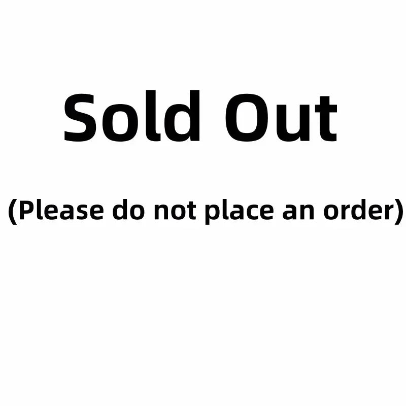 Black text reading "Sold Out" and "(Please do not place an order)" against a white background.
