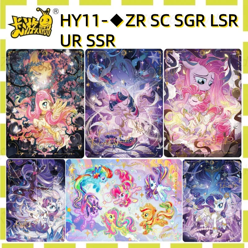 KAYOU Genuine My Little Pony Card T11W10 Friendship Eternal Card Hidden SC ZR SGR SSR Rare Collection Card Toy