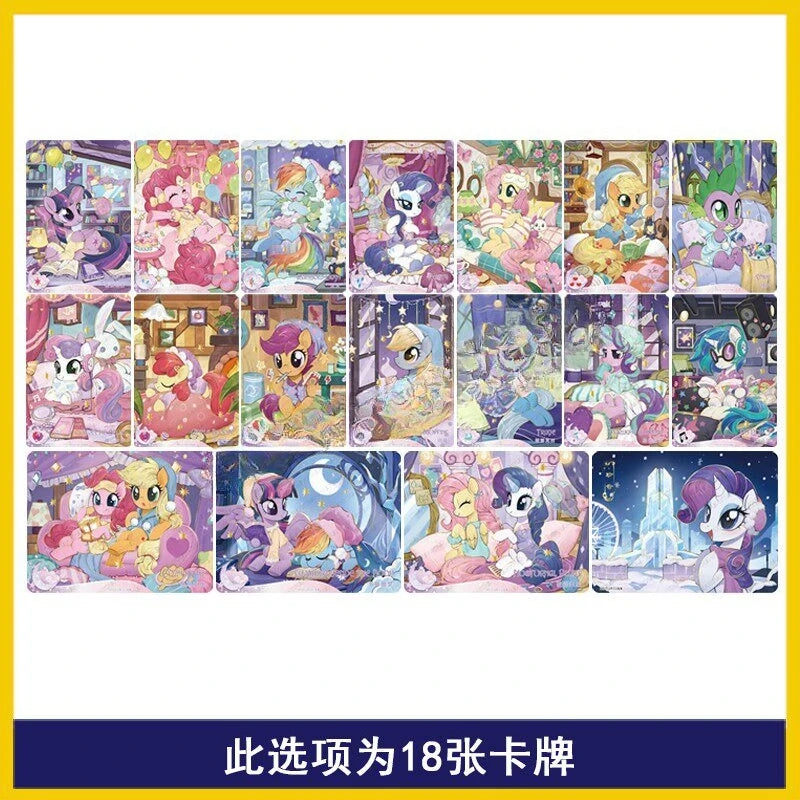 KAYOU Genuine My Little Pony Card Friendship Eternal Twilight 9/10 Series SC SGR UR ZR Cute Princess Anime Collectible Card Toy