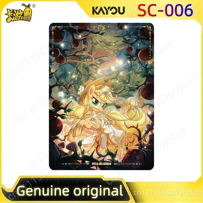 KAYOU Genuine My Little Pony Card T11W10 Friendship Eternal Card Hidden SC ZR SGR SSR Rare Collection Card Toy