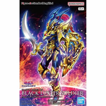 Black Luster Soldier model kit box art showing an armored blue and gold warrior holding a sword and shield.