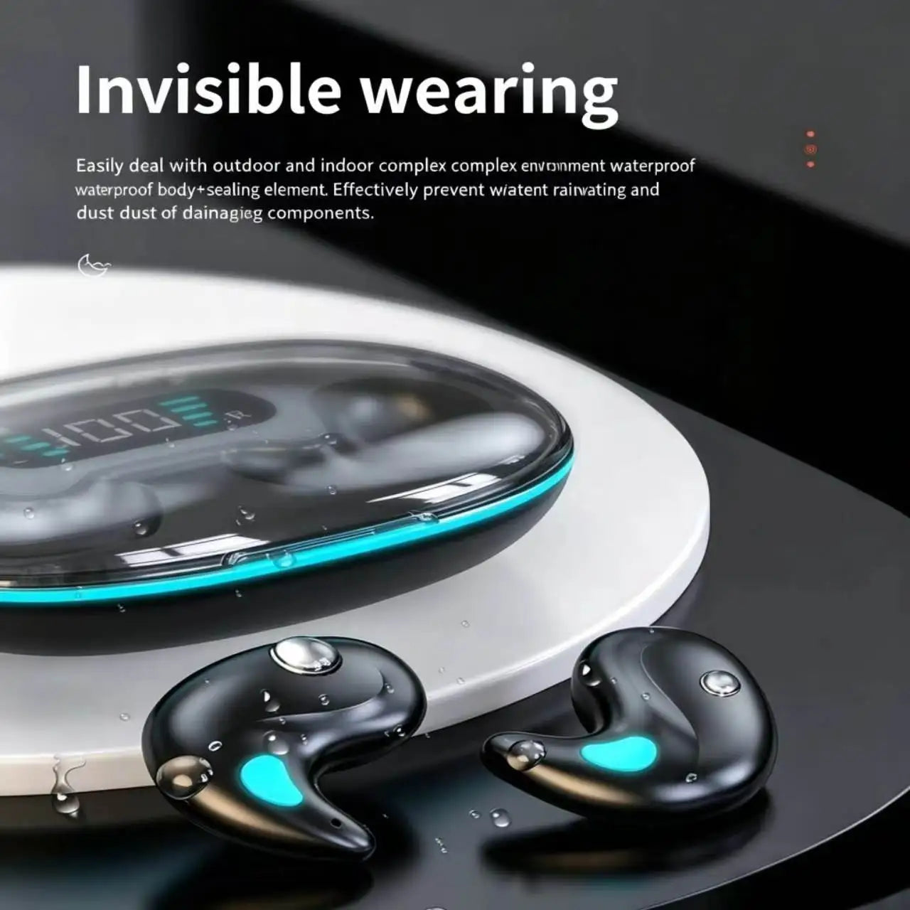 X55 Sleep Earphones Bluetooth Earphones Long Battery Life No In Ear Wireless Earphones Bluetooth