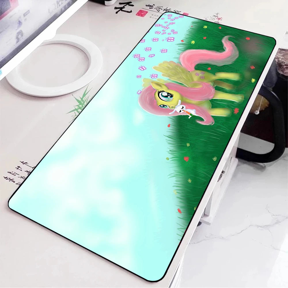 Pony Hot Little Unicorns Mousepad HD Printing Computer Gamers Locking Edge Non-slip Mouse Pad XXL90x40cm Keyboard PC Desk Pad