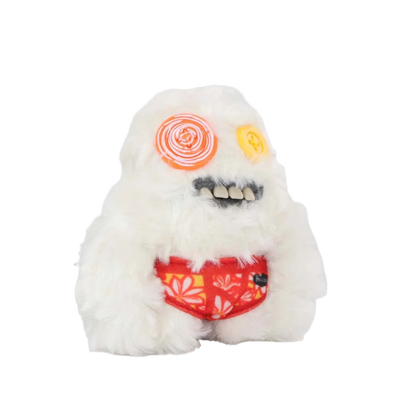 Fuggler Ugly Cute Monster Plush, 4inch Collectible Stuffed Toy, Funny Hairy Alien Doll for Fans Gift