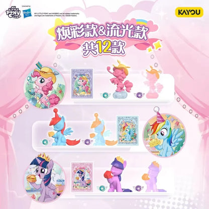 Kayou My Little Pony Magic Rubber Puppet V1 V2 V3 Trendy Blind Box Genuine Eraser Holiday Gift Ornaments