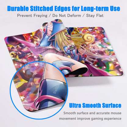 Large Mouse Pad Gamer Yu Gi Oh Mousepad Mats Gaming Pc Computer Accessories Mausepad Rubber Mat Deskmat Office Carpet Anime Desk