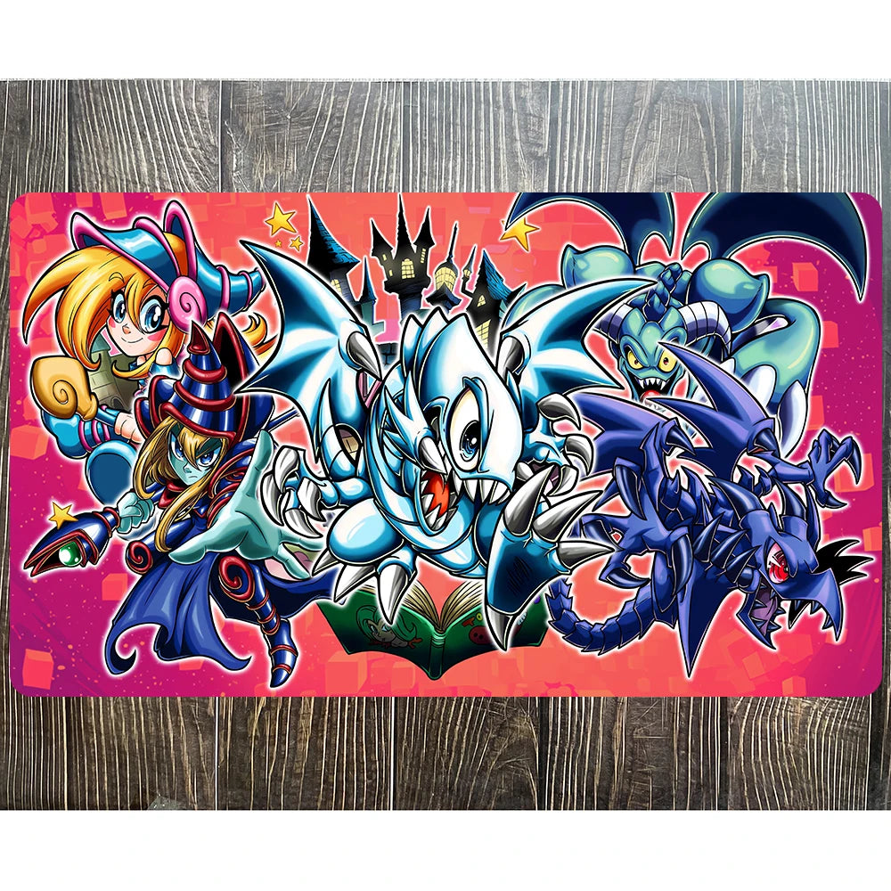 Yu-Gi-Oh Dark Magician Playmat Game Card Pad YGO Anime Girls Mat Yugioh TCG OCG Mat-283