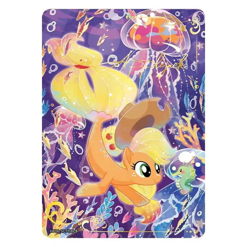 KAYOU Genuine My Little Pony Card Friendship Eternal 6 7 8 Huiyue Series SC SLR SGR UR Cute Princess Anime Collectible Cards Toy