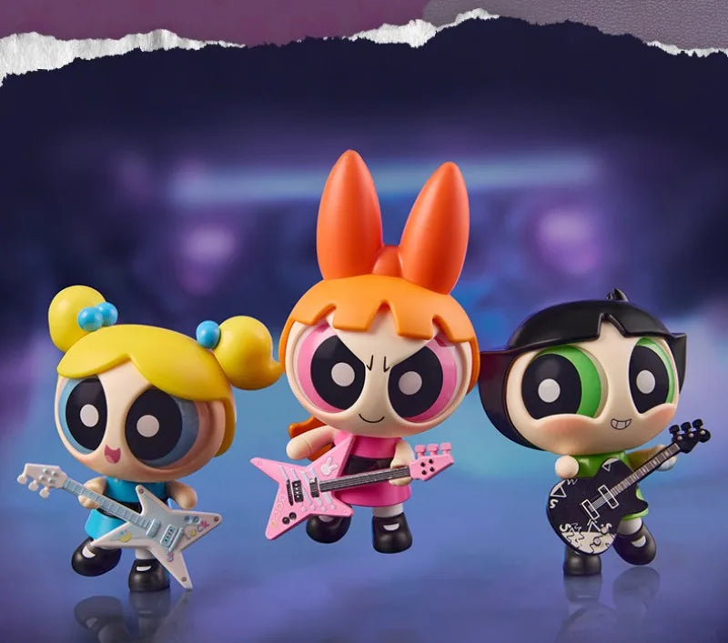 BLOKEES Assemble The Powerpuff Girls GV1 Season Blossom Buttercup Bubbles Collectible Birthday Gift In Stock Toy Models