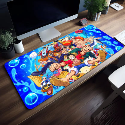 Mouse Pad Pirates Non-slip P-PIECE Lockedge ONE Office Student Gaming Battle Thickened Anime Large Writing Cushion MousePad