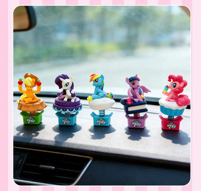 My Little Pony Twilight Sparkle Rarity Rocking Ornament Home Decor Car-mounted Accessories Stress-relieving Toys Gifts Genuine