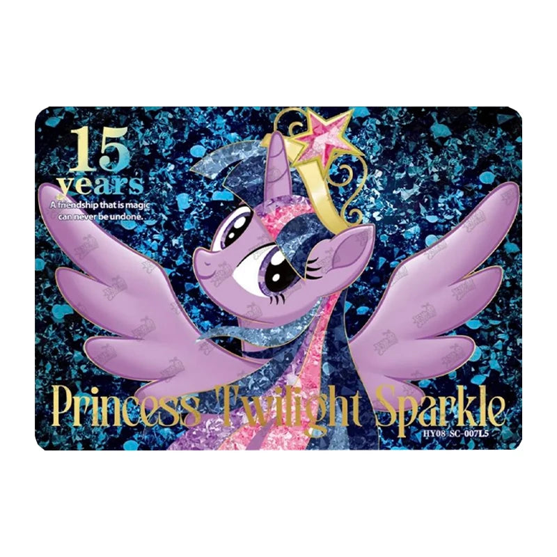KAYOU Genuine My Little Pony Card Friendship Eternal 6 7 8 Huiyue Series SC SLR SGR UR Cute Princess Anime Collectible Cards Toy