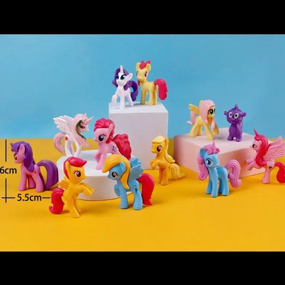 My Little Pony Toy Set Fluttershy Rainbow Dash Twilight Sparkle Princess Cadence Luna Hand Gift