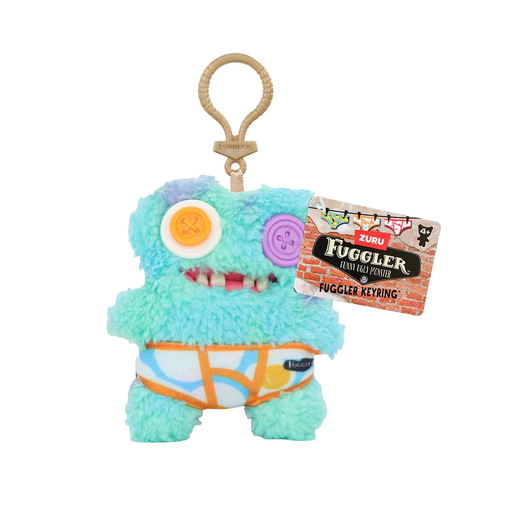 Fuggler Ugly Cute Monster Plush, 4inch Collectible Stuffed Toy, Funny Hairy Alien Doll for Fans Gift