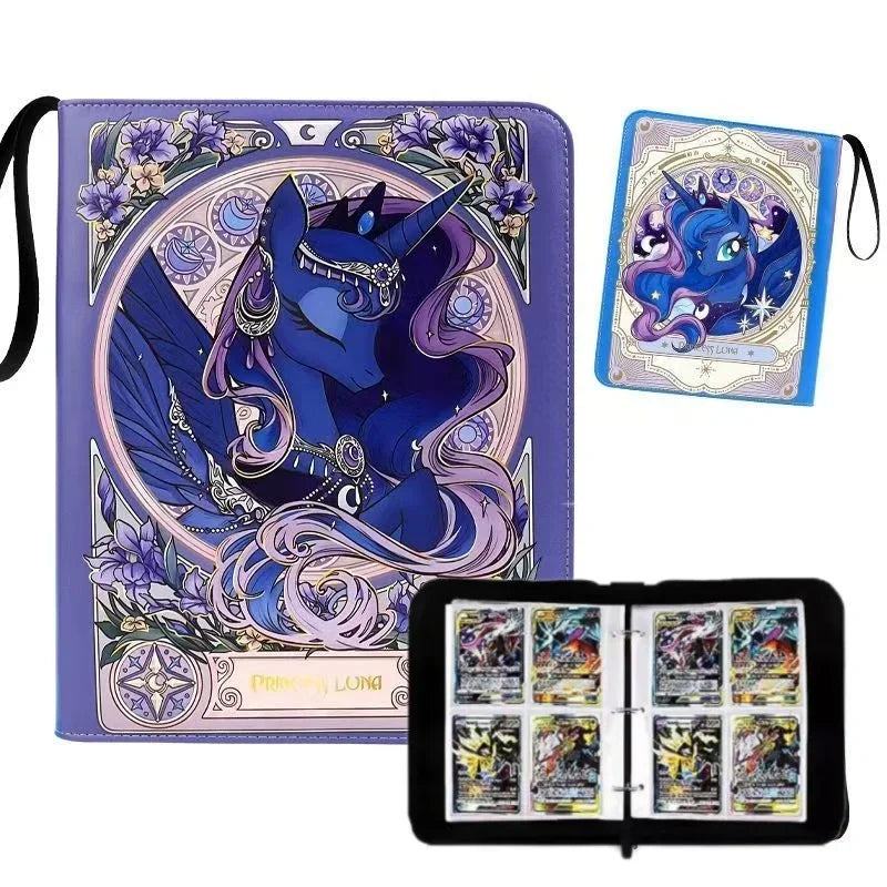 400 My Little Pony Anime Cartoon Album Book Game Card Collection Binder Children’s Toy Large Capacity Business Card Holder Gift