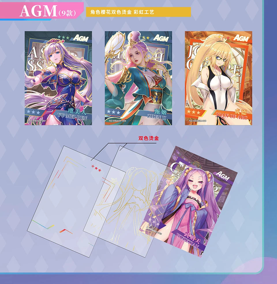 Exceedingly Beautiful Women Goddess Cards Anime Premium Spicy HOLO Booster Thick Exquisite Metal Card Games Toys Gift