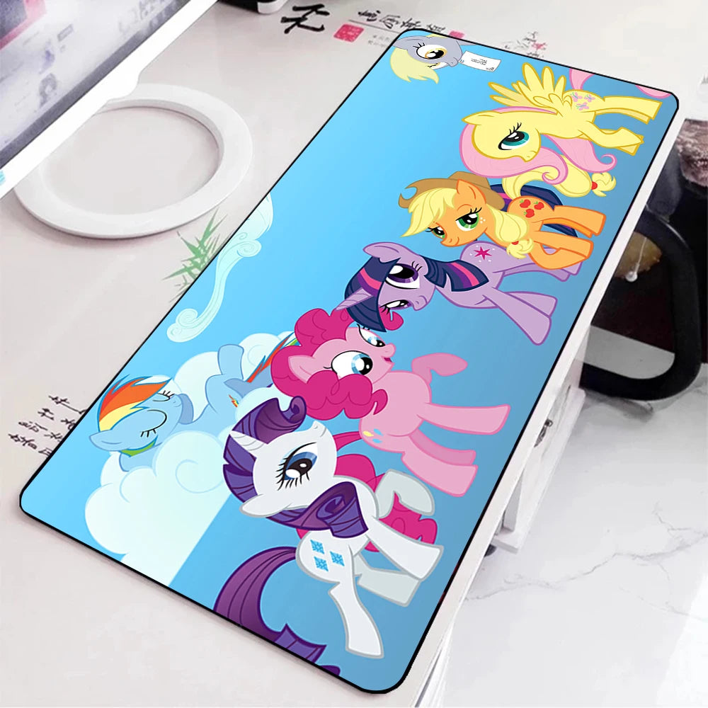 Pony Hot Little Unicorns Mousepad HD Printing Computer Gamers Locking Edge Non-slip Mouse Pad XXL90x40cm Keyboard PC Desk Pad